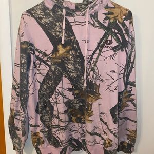 Pink Camouflage Hoodie